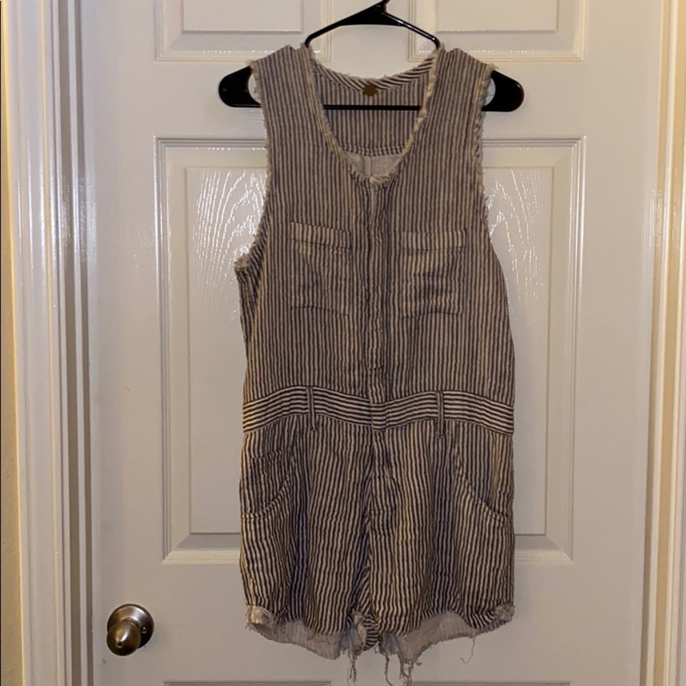 Free People Stripped Romper